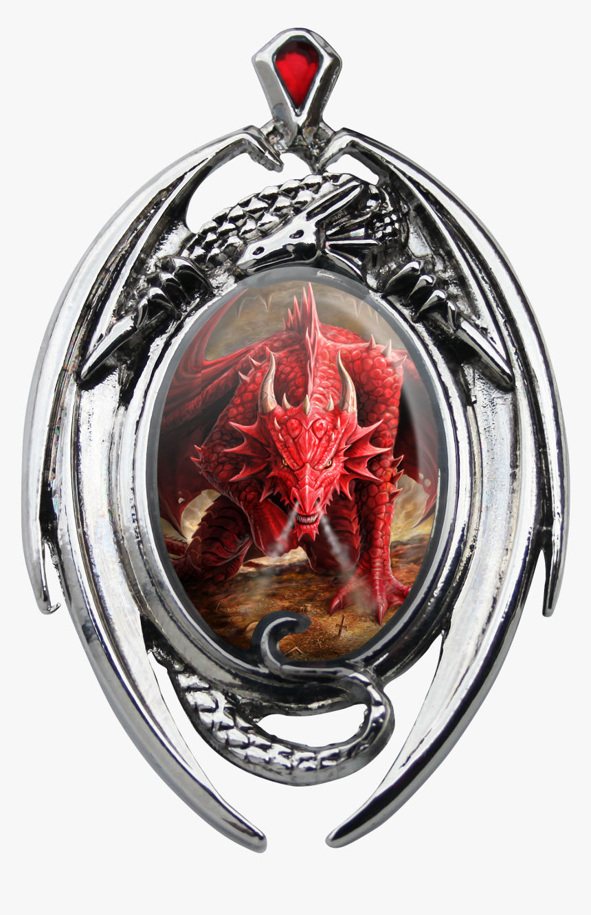 Dragon Pendant Holding Stone, HD Png Download
