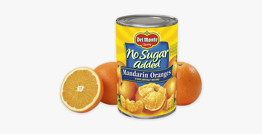 No Sugar Added - Calories In Mandarin Orange Canned, HD Png Download