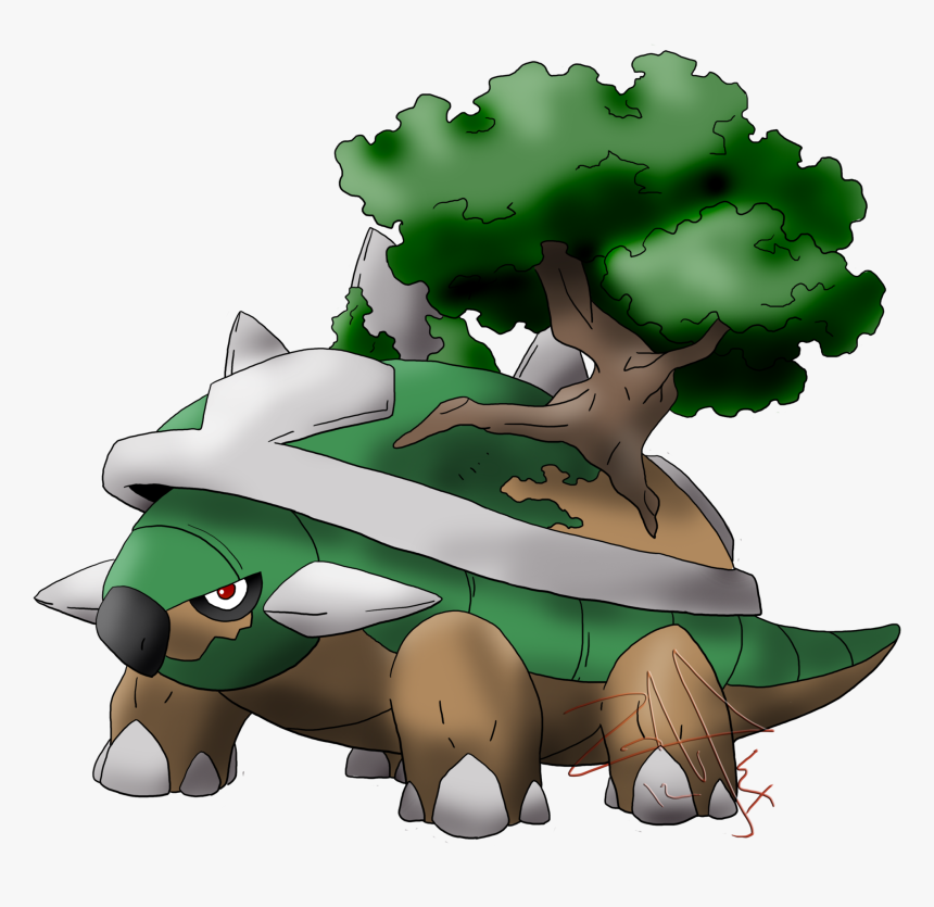 Typeicon-pkmn - Torterra Pokemon, HD Png Download