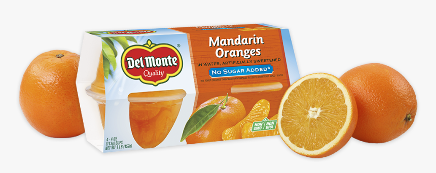 No Sugar Added, Fruit Cup® Snacks - Mandarin Orange Fruit Cup, HD Png Download