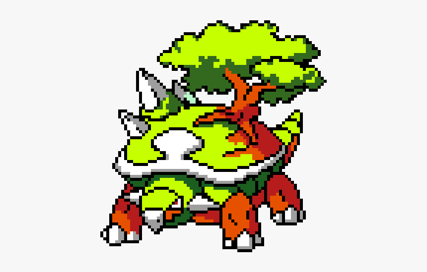 Pixel Art Pokemon Torterra, HD Png Download