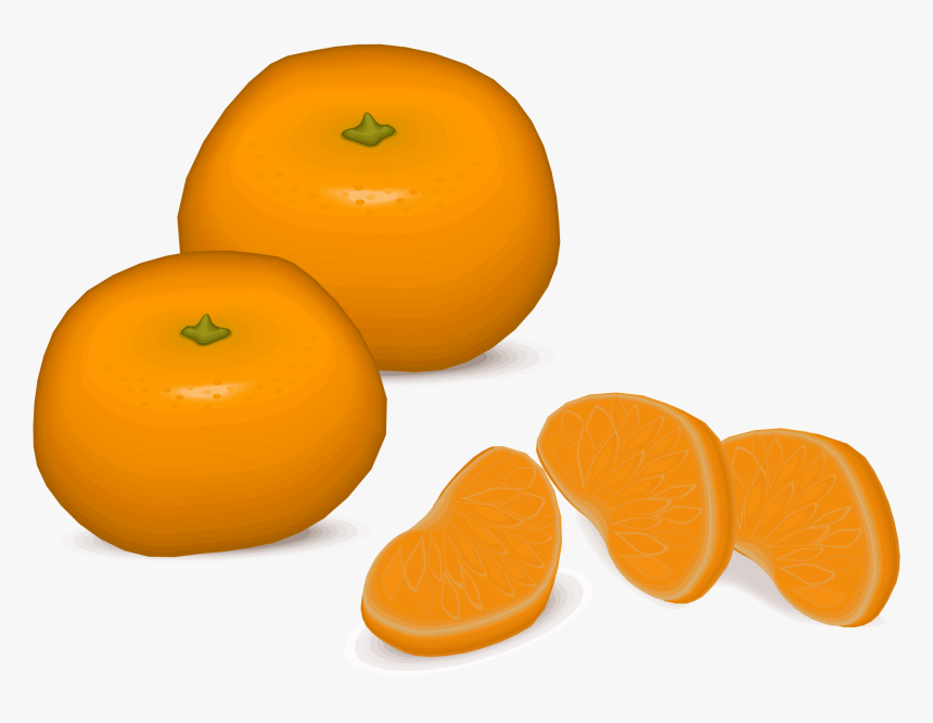 Transparent Orange Clip Art - Clipart Of Mandarin Oranges, HD Png Download