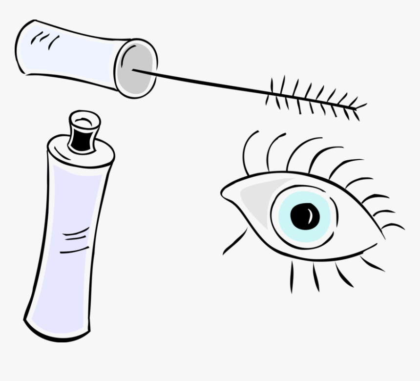 Vector Illustration Of Cosmetic Beauty Product Mascara, HD Png Download