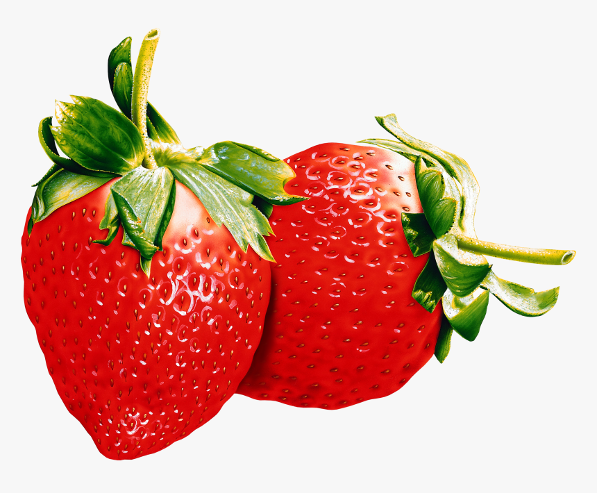 Download This High Resolution Strawberry Png Picture - Two Strawberries Png, Transparent Png