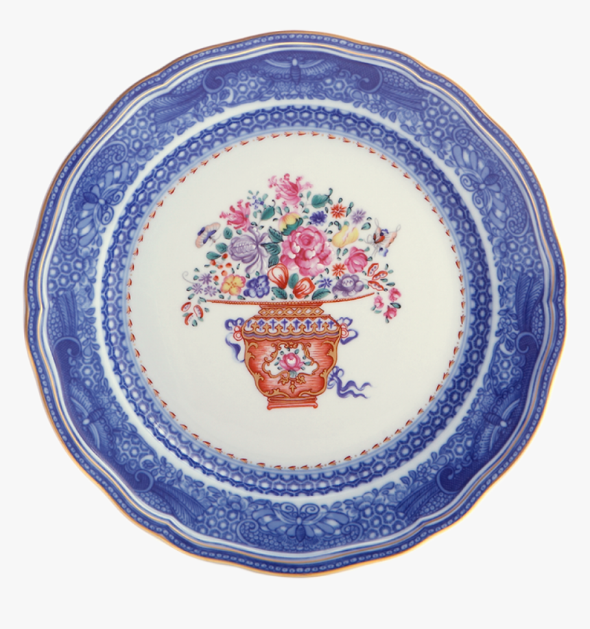 Mandarin Bouquet Dinner Plate - Plate, HD Png Download