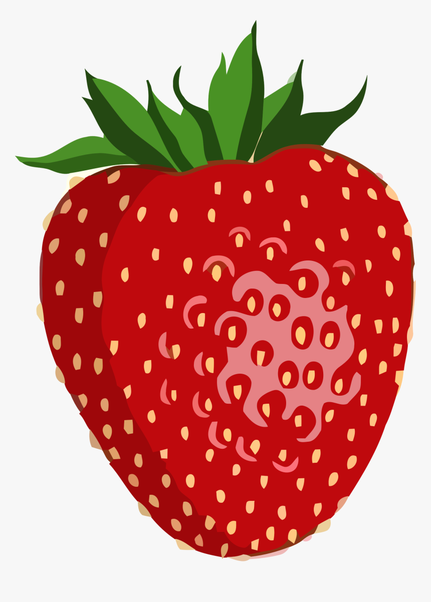 Shiny Strawberry Clip Arts - Clipart Of A Strawberry, HD Png Download