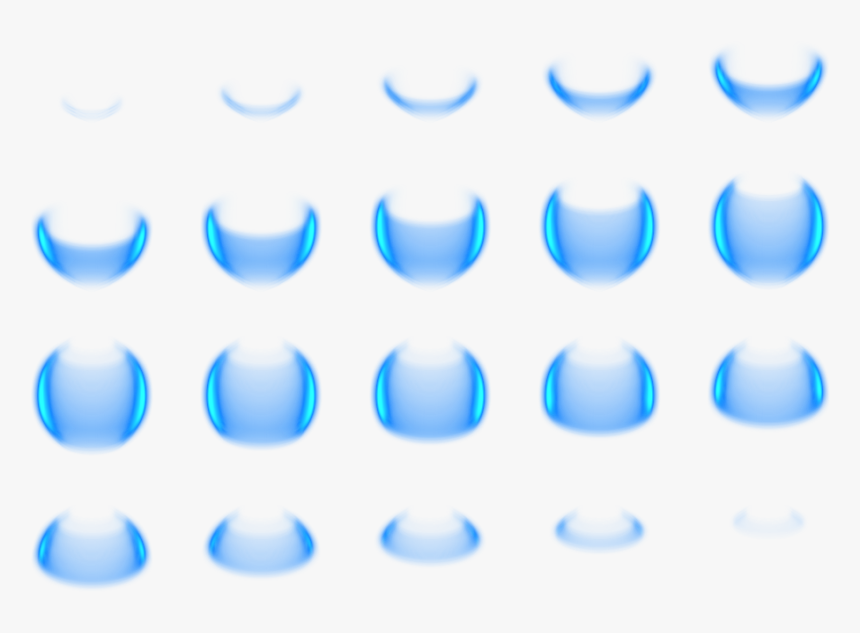 Shockwave Sprite Png - Energy Shield Sprite Sheet, Transparent Png