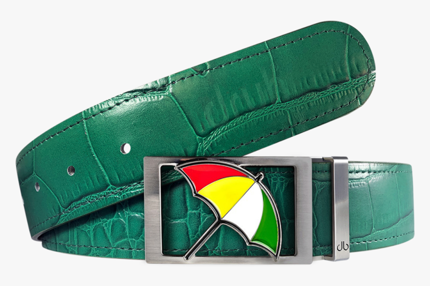 Arnold Palmer Crocodile Leather Belt In Green - Belt, HD Png Download