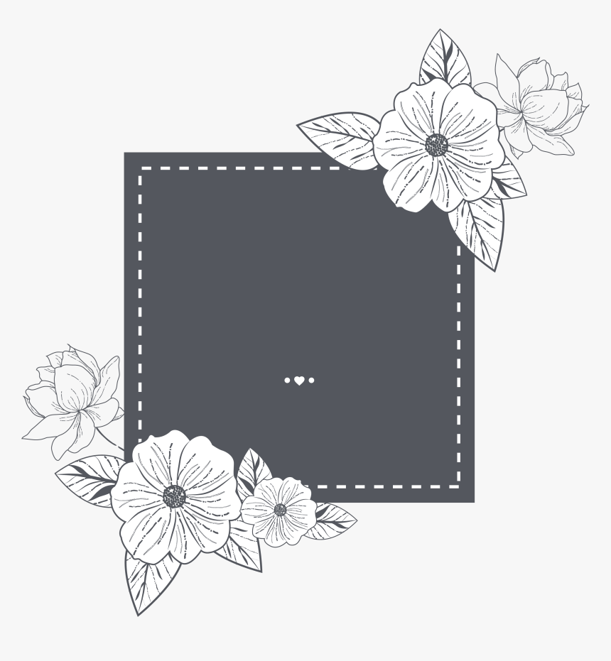 Style Flower Painted Text Wedding Hand Paper Clipart - Wedding, HD Png Download