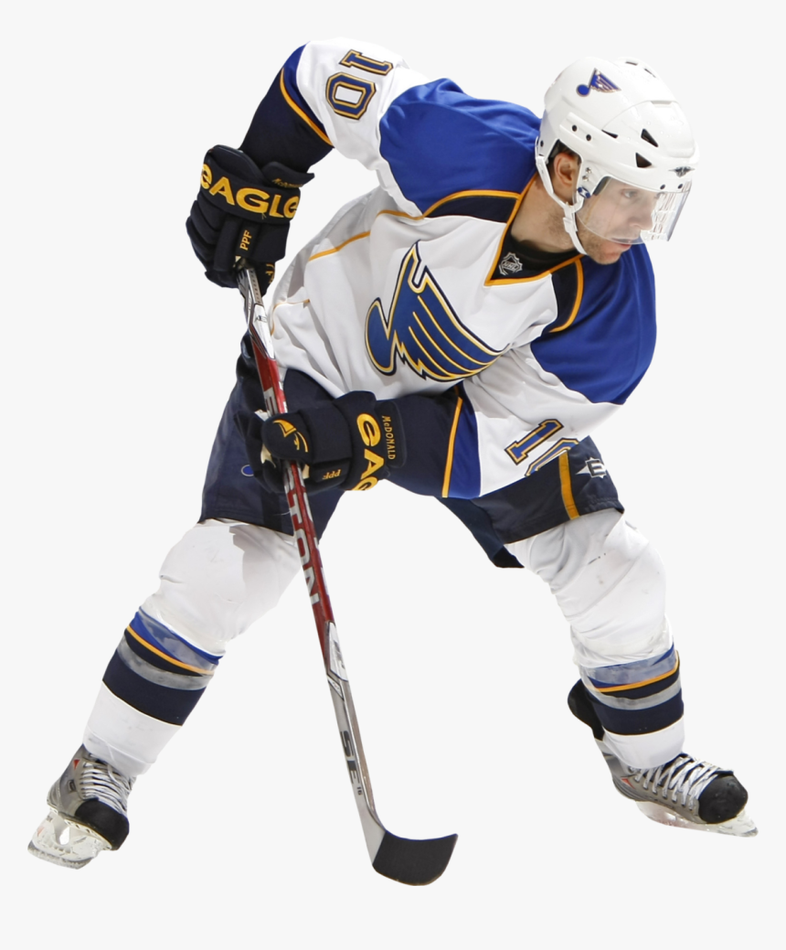 Hockey Player Png Image - Ice Hockey, Transparent Png
