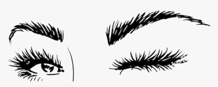 Transparent Eyelash Vector Png - Microblading Business Cards, Png Download