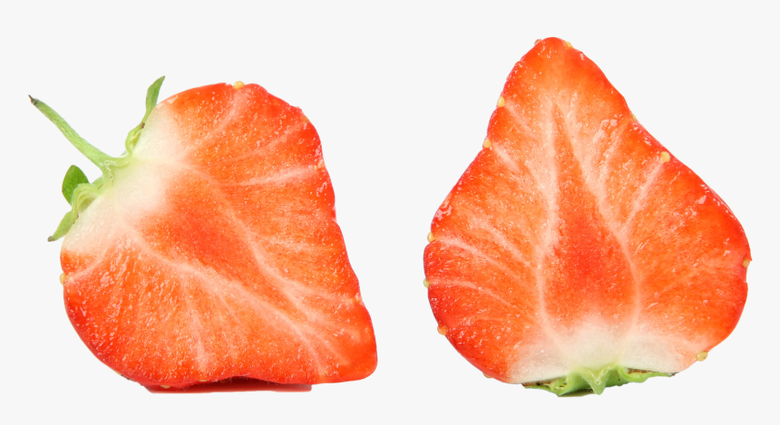 Strawberry Halved Png Image - Strawberry Halved, Transparent Png
