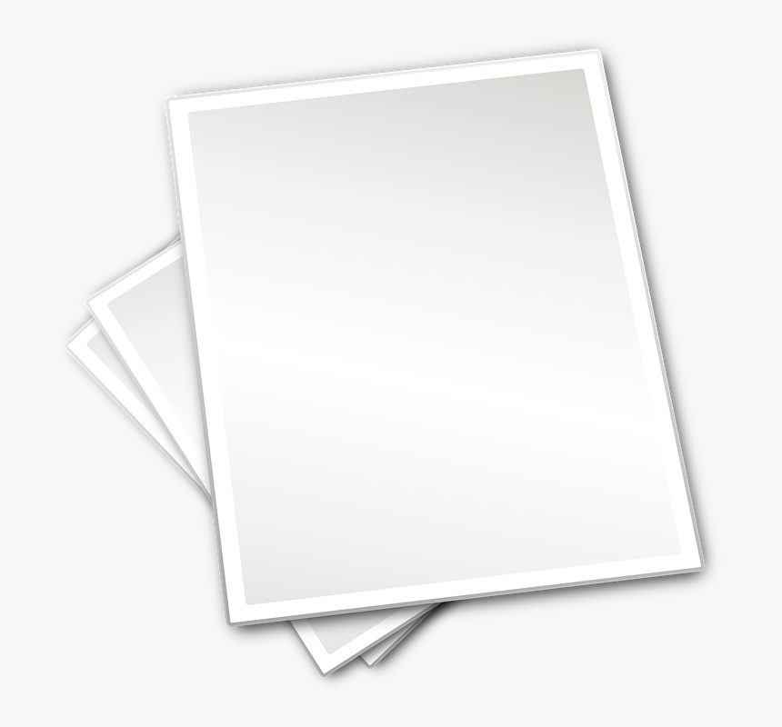 3 Pieces Of White Paper, HD Png Download