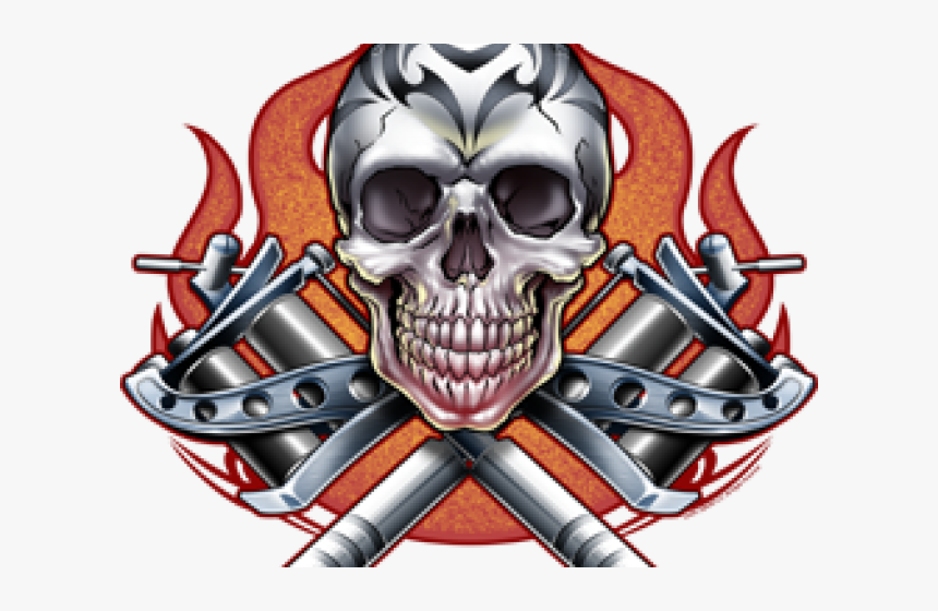 Tribal Skull Tattoos Clipart Car - Gang Stars, HD Png Download