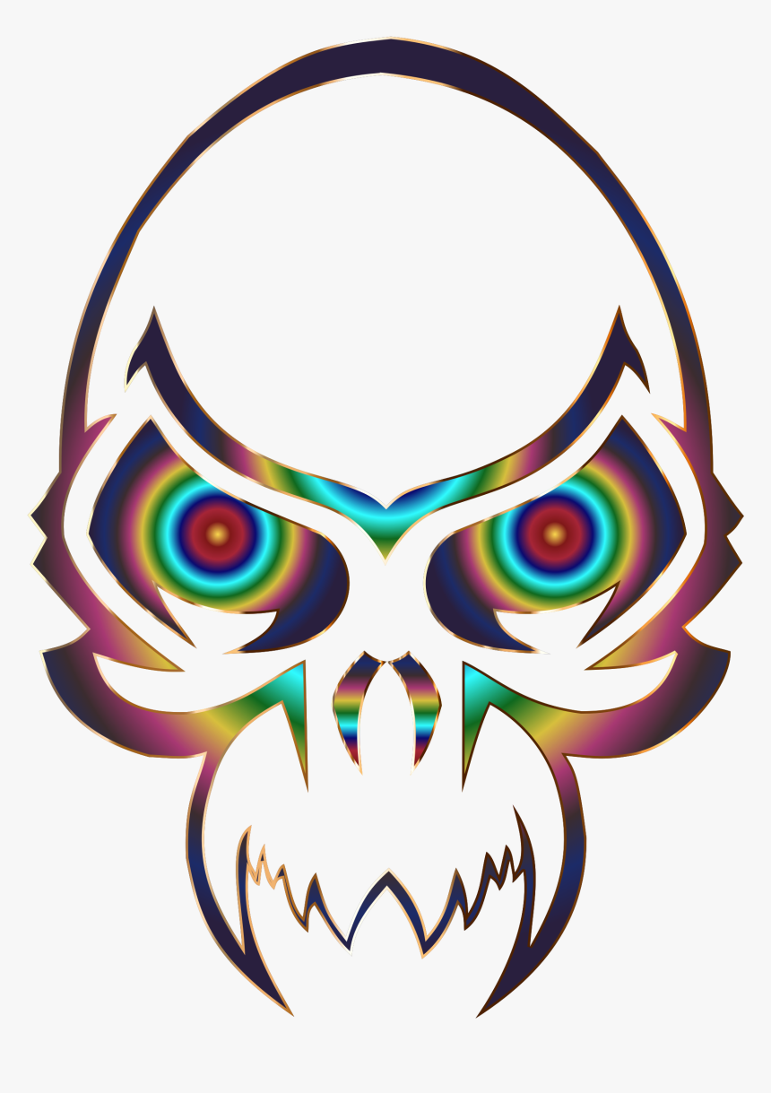 Clipart Skeleton Cranium - Tribal Tattoo Designs, HD Png Download