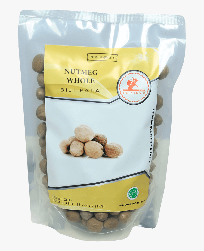Nutmeg-whole - Almond, HD Png Download