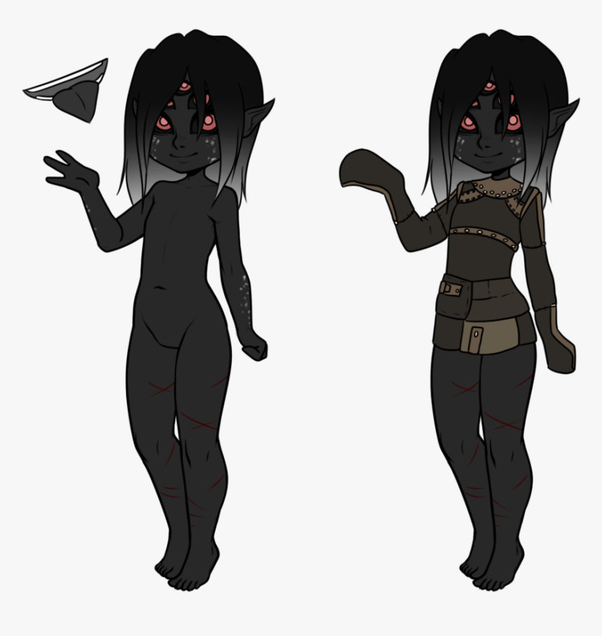 Demon Carnivora Cartoon Legendary Creature Black M - Cartoon, HD Png Download