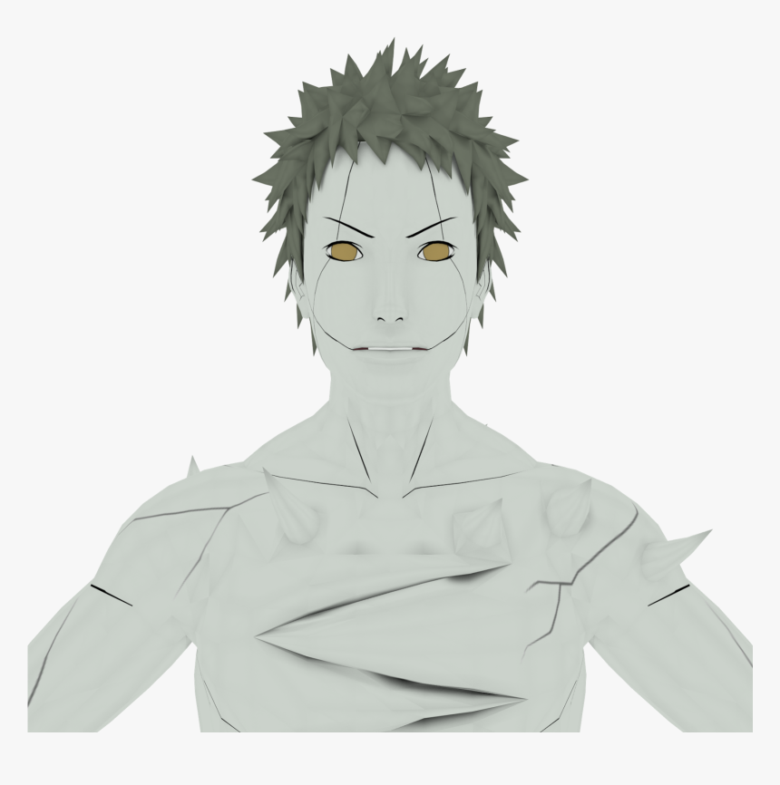 White Zetsu Army - Cartoon, HD Png Download