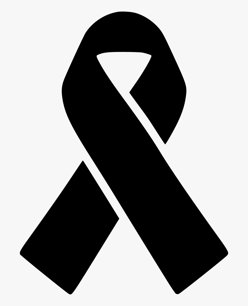 Ribbon Hiv Svg Png Icon Free Download - Simbolo Luto Png, Transparent Png