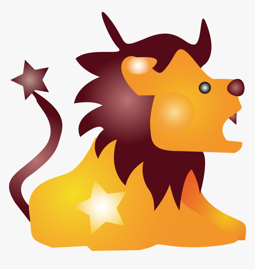 Lion Cartoon Clip Arts, HD Png Download