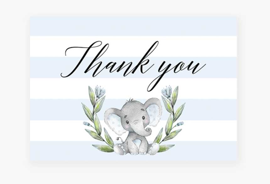 Baby Shower Elephant Png, Transparent Png