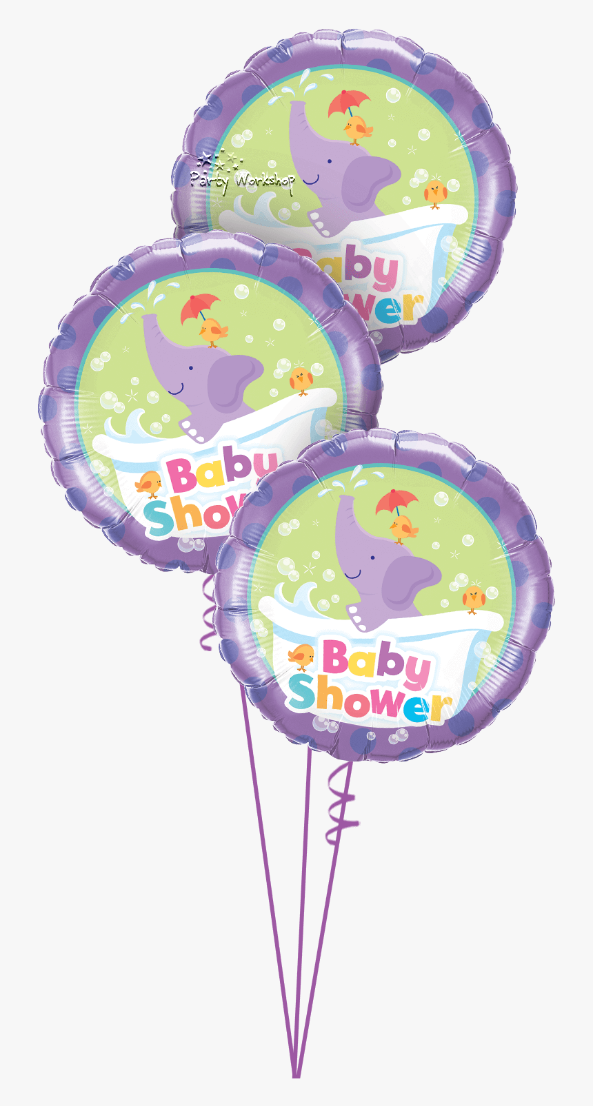 Baby Shower Elephant Png, Transparent Png