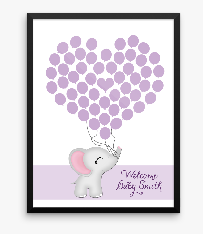 Baby Shower Elephant Png, Transparent Png