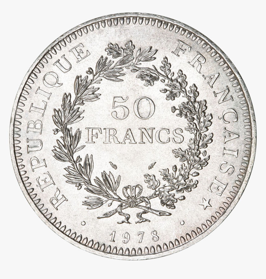 50 Francs Hercule Revers, HD Png Download