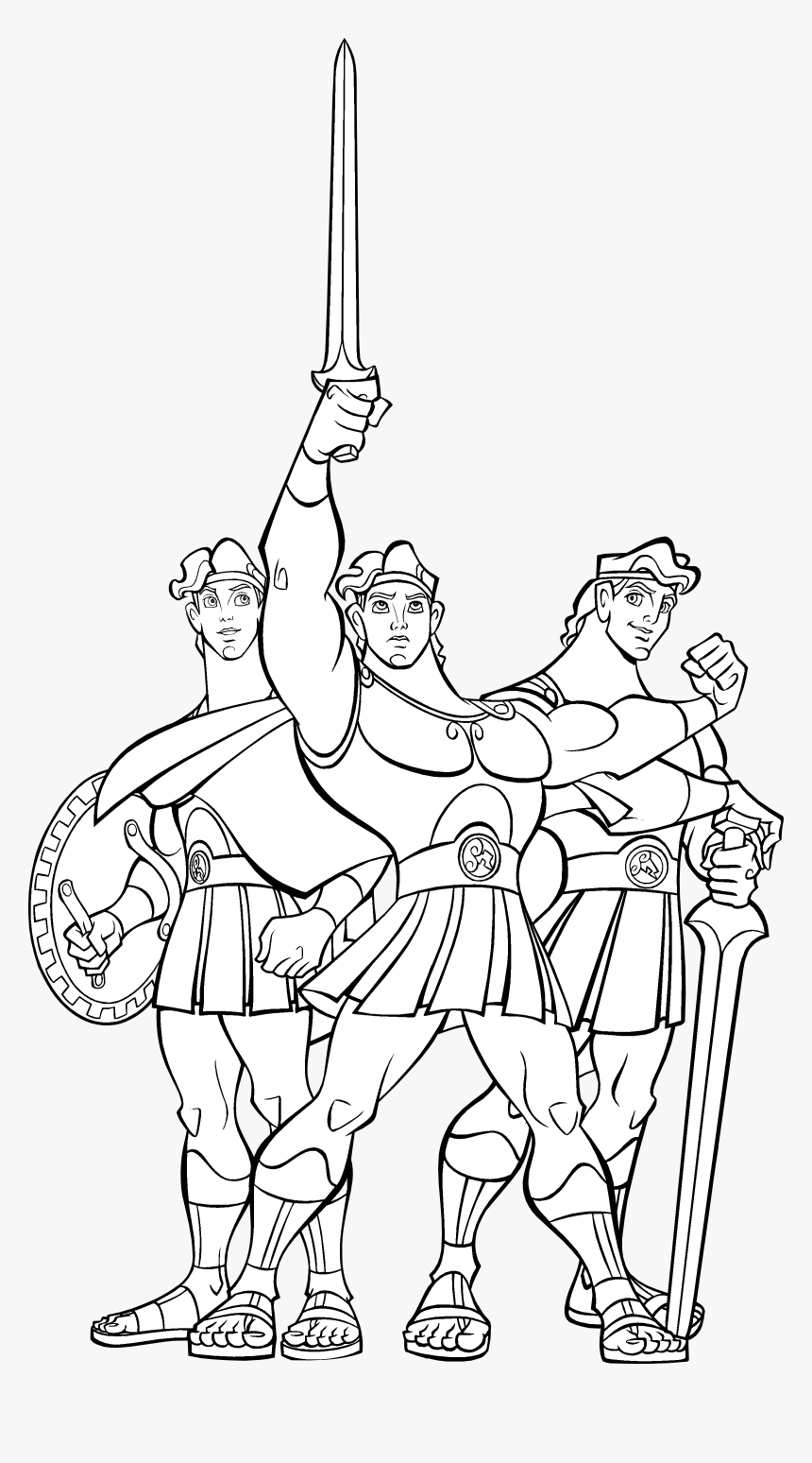 Hercules Logo Black And White, HD Png Download