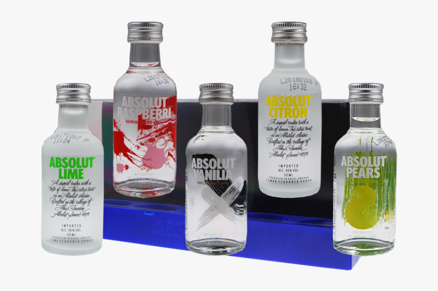 Absolut Vodka Miniset 5 X 5 Cl, HD Png Download