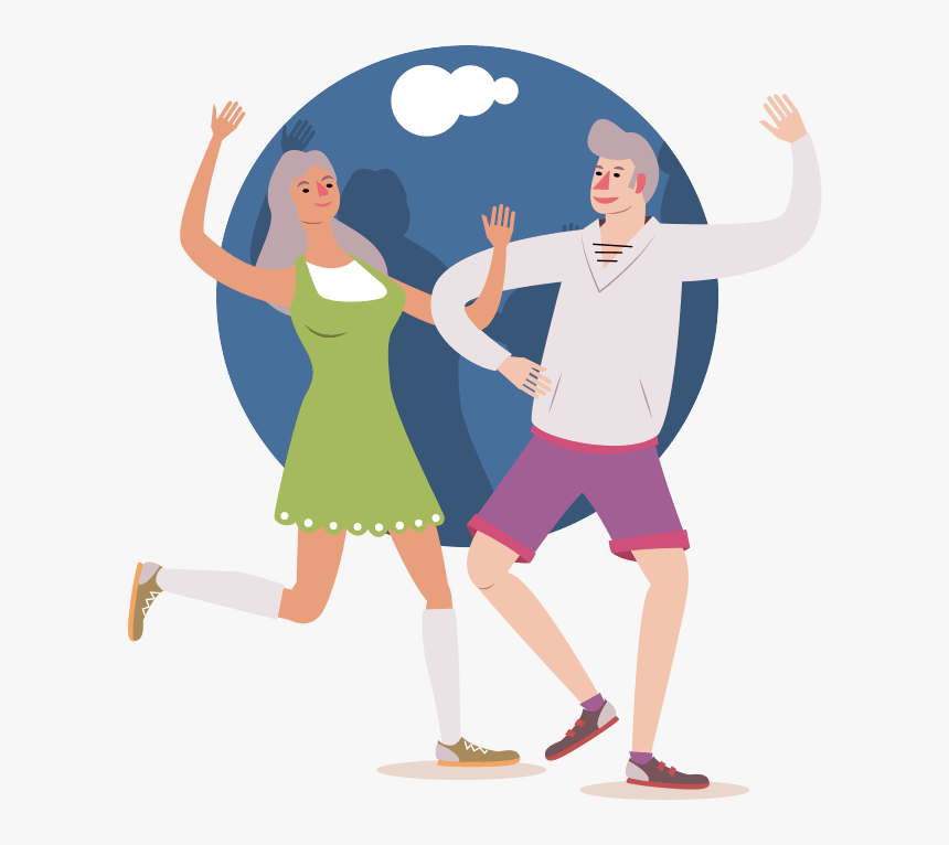 Old Clipart Elderly Activity, HD Png Download