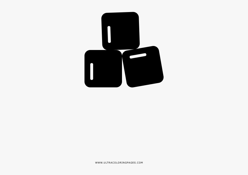 Sugar Cubes Coloring Page, HD Png Download