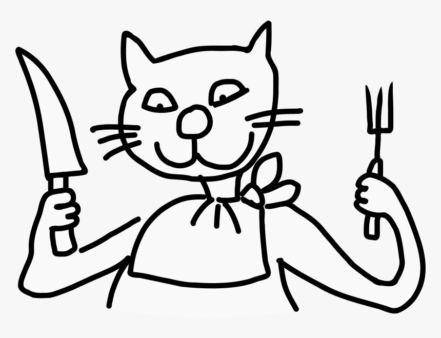 Eat Clipart Cat, HD Png Download