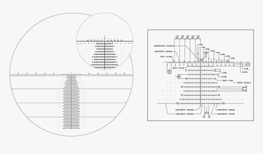 Horus 59 Reticle And Subtensions, HD Png Download