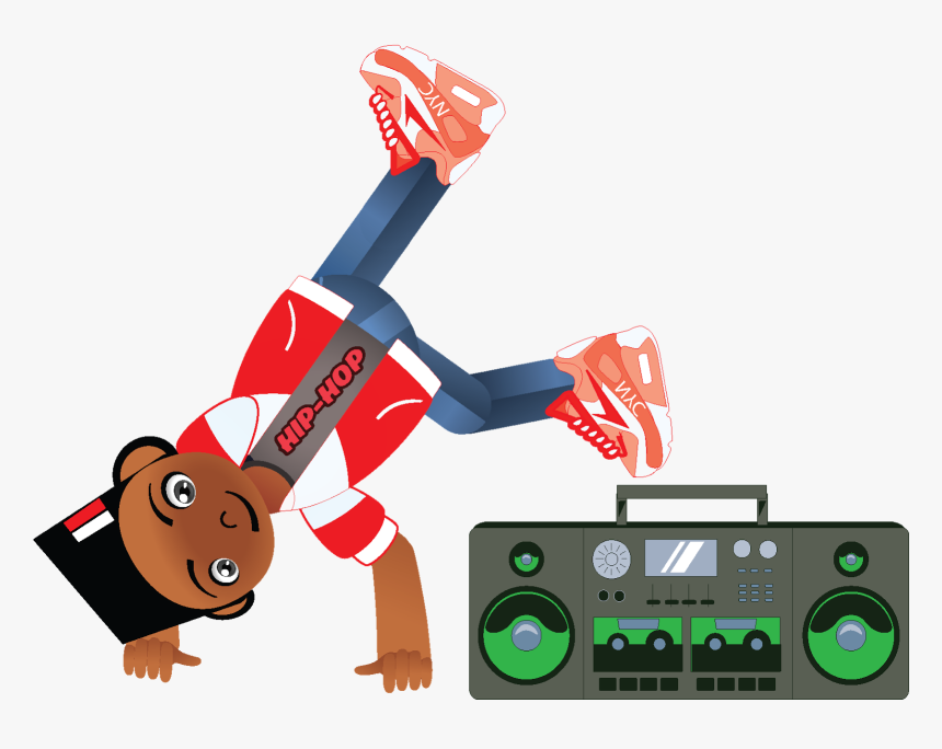 Hip Hop B Boy Cartoon Character Children S Book, HD Png Download