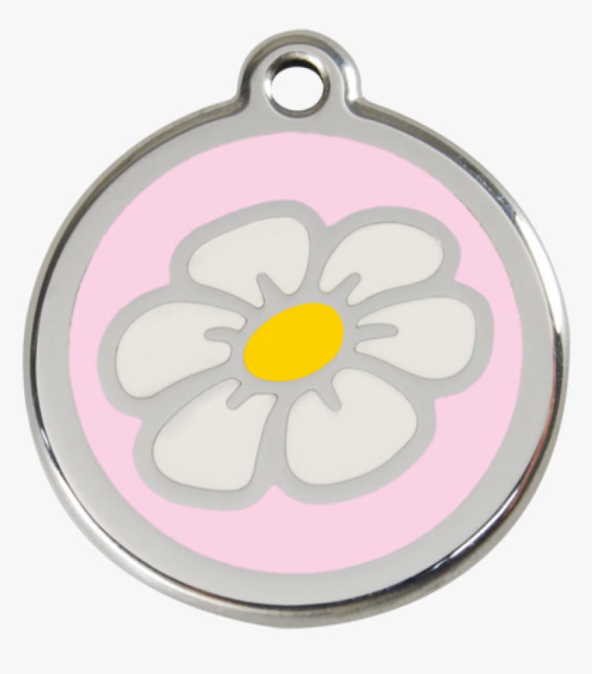 Pink Daisy Pet Tag, HD Png Download