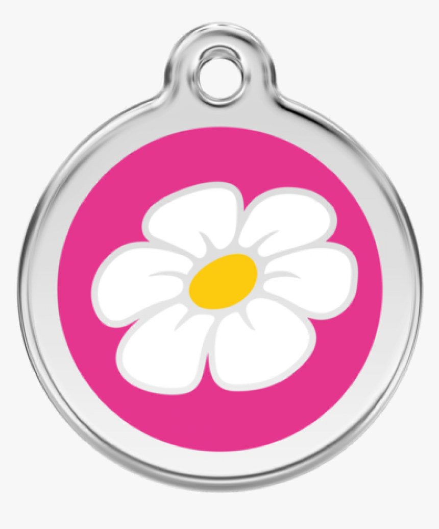 Hot Pink Daisy Pet Tag, HD Png Download