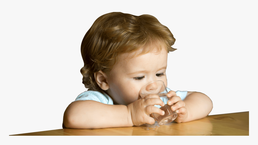 Little Boy Drinking Water, HD Png Download