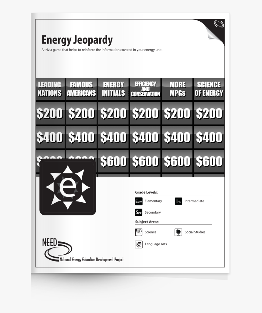 Energy Jeopardy, HD Png Download
