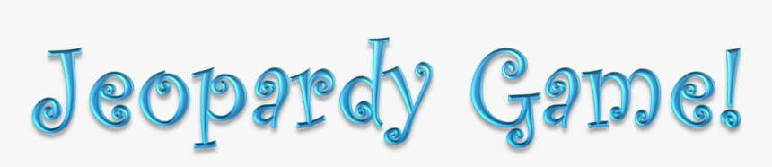 Jeopardy Png, Transparent Png