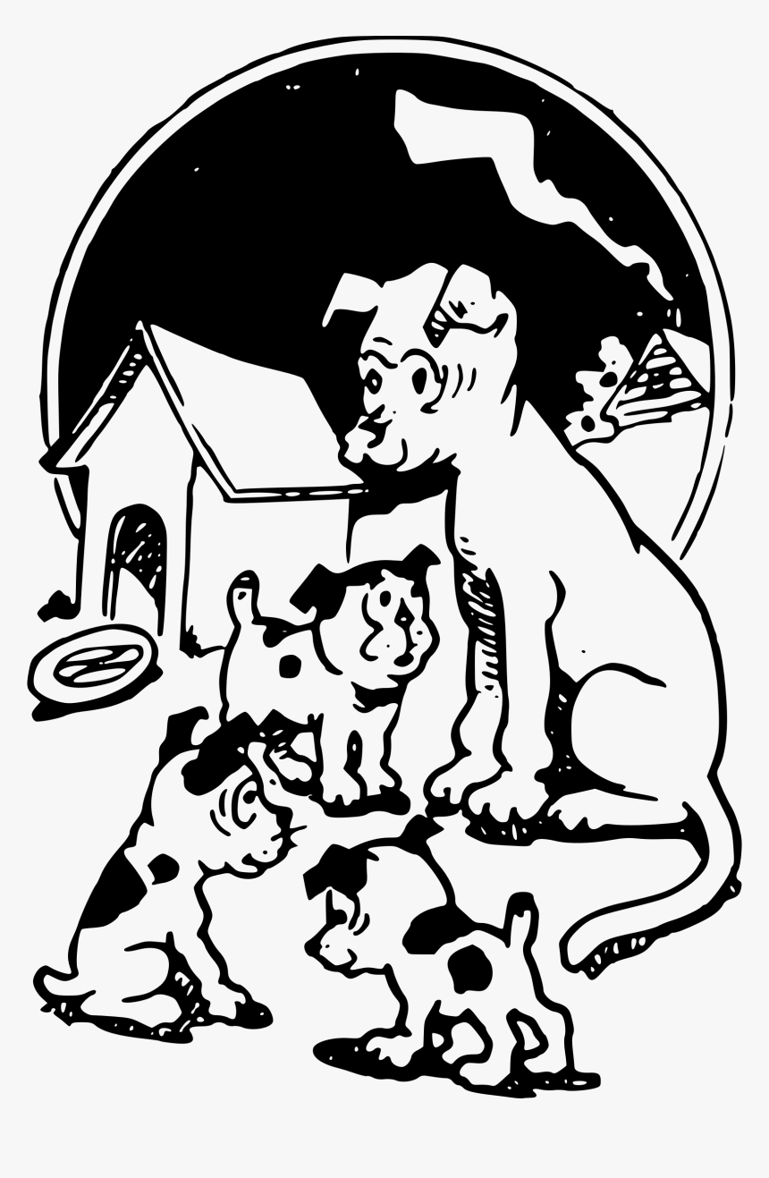 Mommy And Puppies Clip Arts, HD Png Download