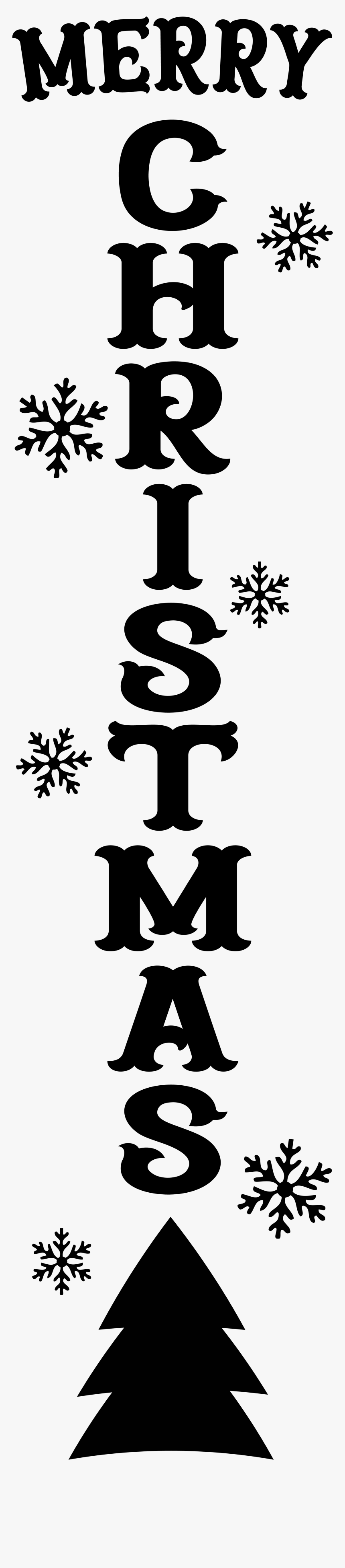 Merry Christmas Clipart Vertical, HD Png Download