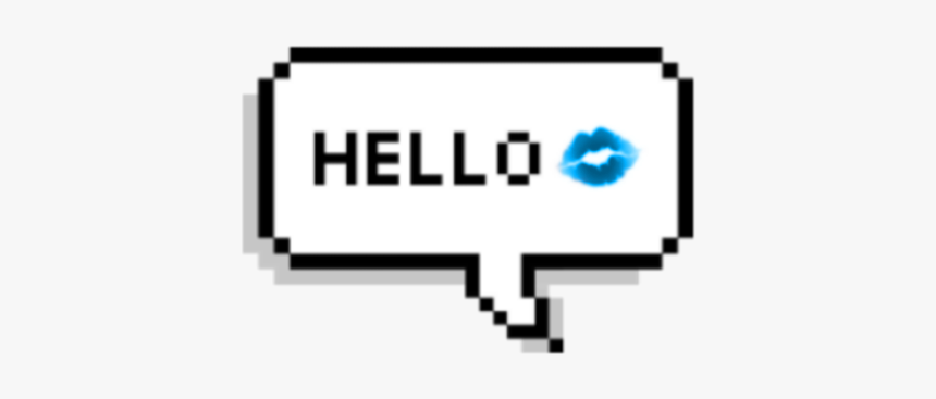 #hello #hola #besos #beso #kiss #kisses #pixel #pixelart, HD Png Download