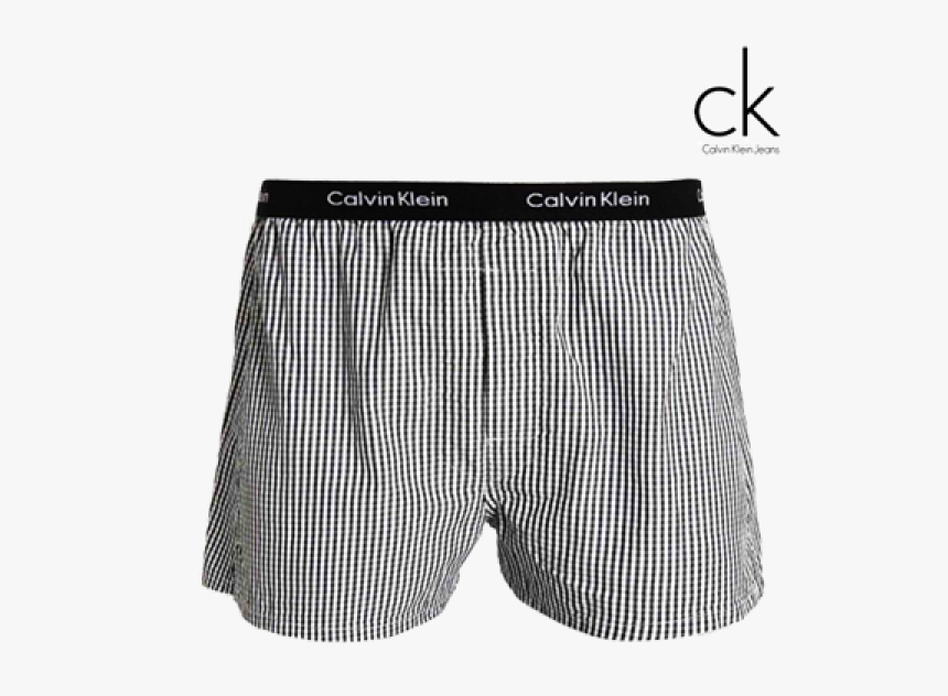 ~calvin Klein Black & White Checks Boxer Short Underwear, HD Png Download