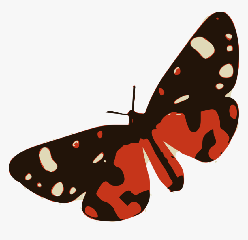 Red Butterfly, HD Png Download