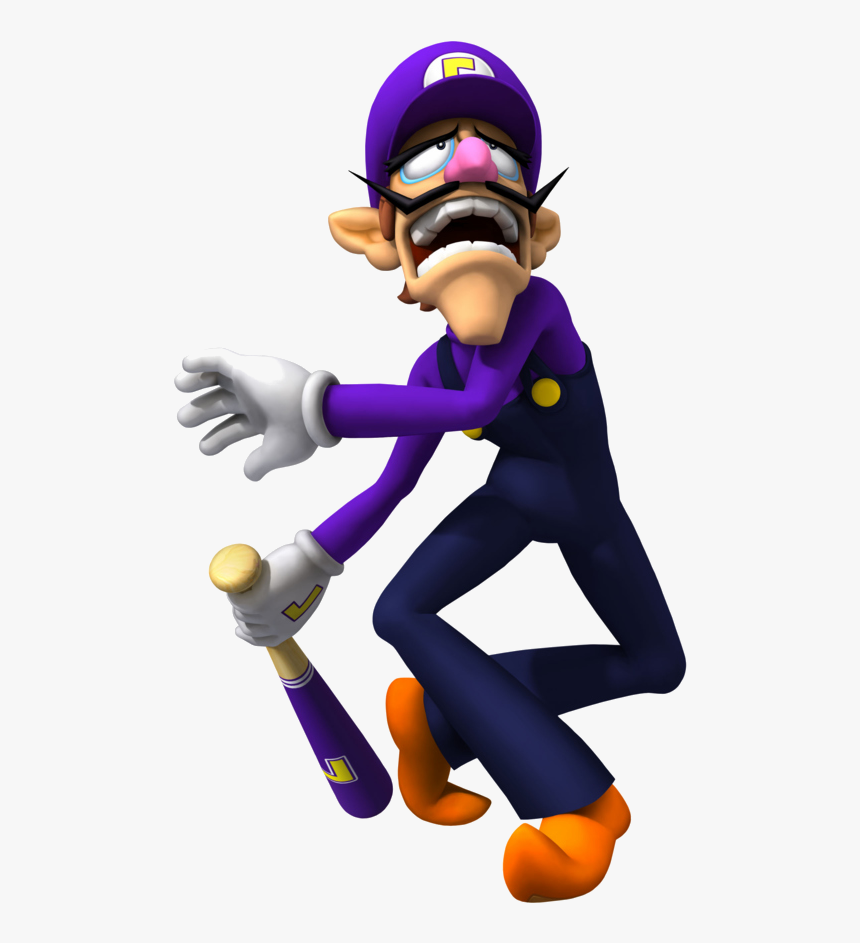Waluigi Baseball Bat Png Clip Art Free Stock, Transparent Png