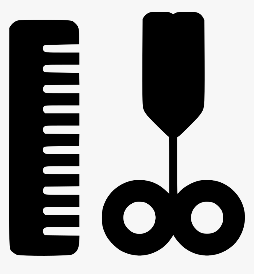 Scissors And Comb, HD Png Download
