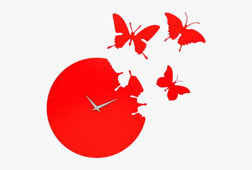 Red Butterfly Png, Transparent Png