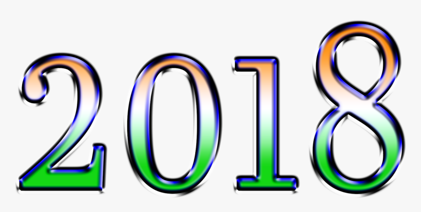 Happy New Year 2018 Png, Transparent Png