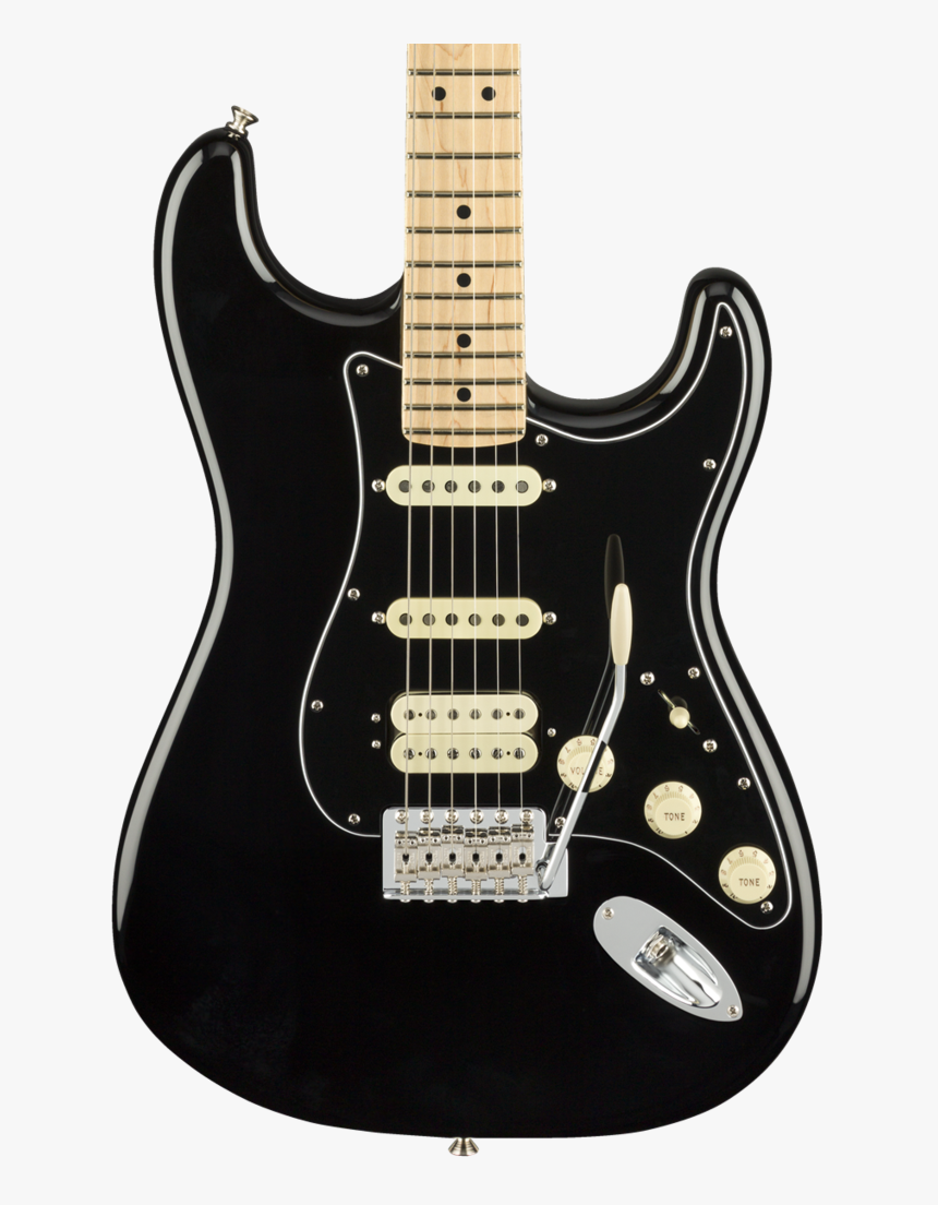 Fender American Performer Stratocaster Hss Mp Black, HD Png Download
